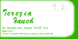 terezia hauch business card